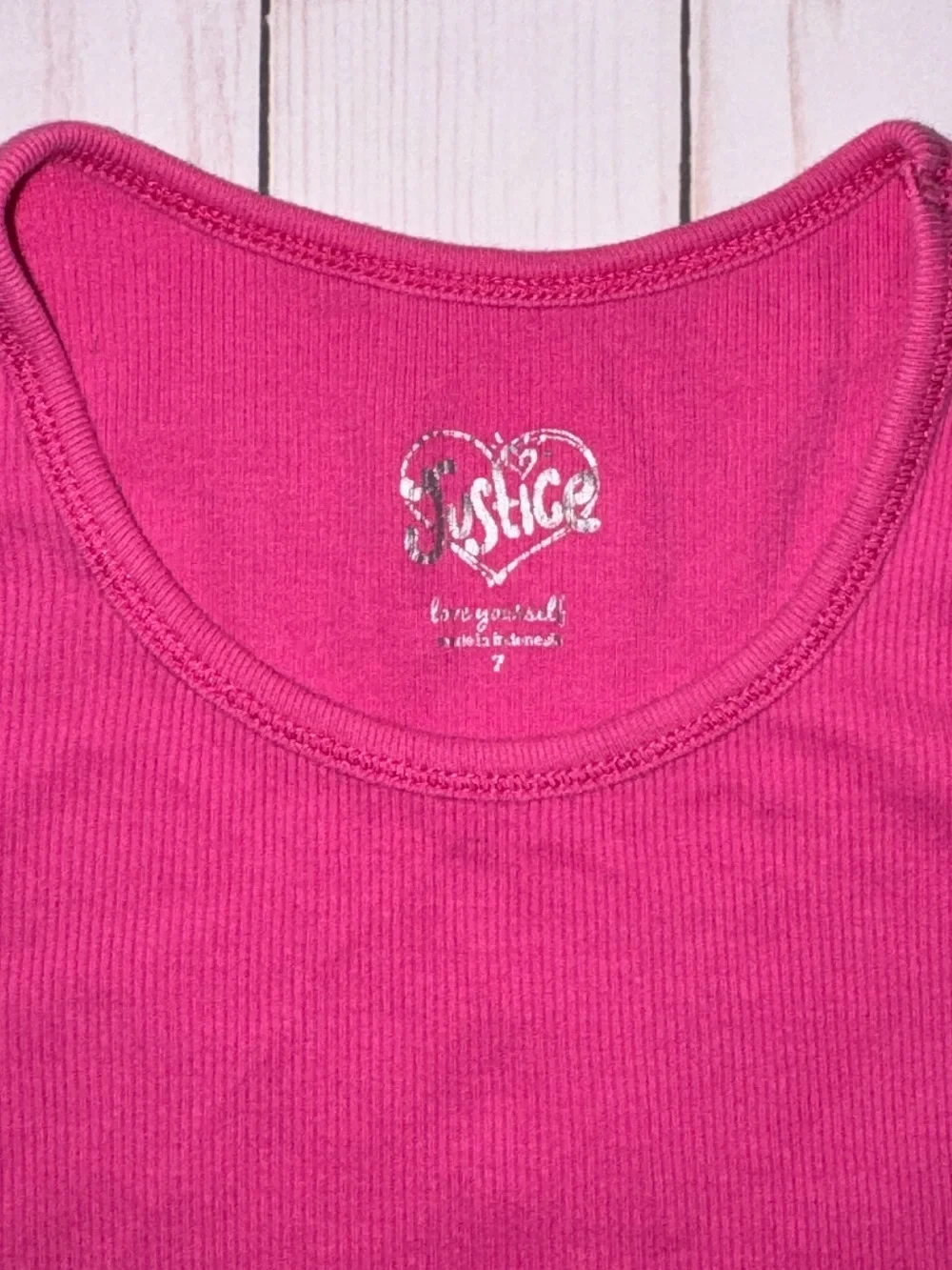 Justice tank top